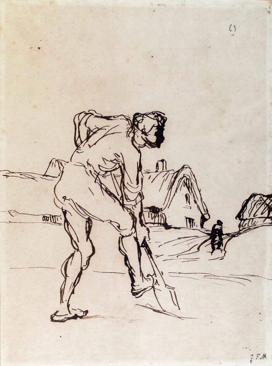 Kopání rolníků od Jean Francois Millet