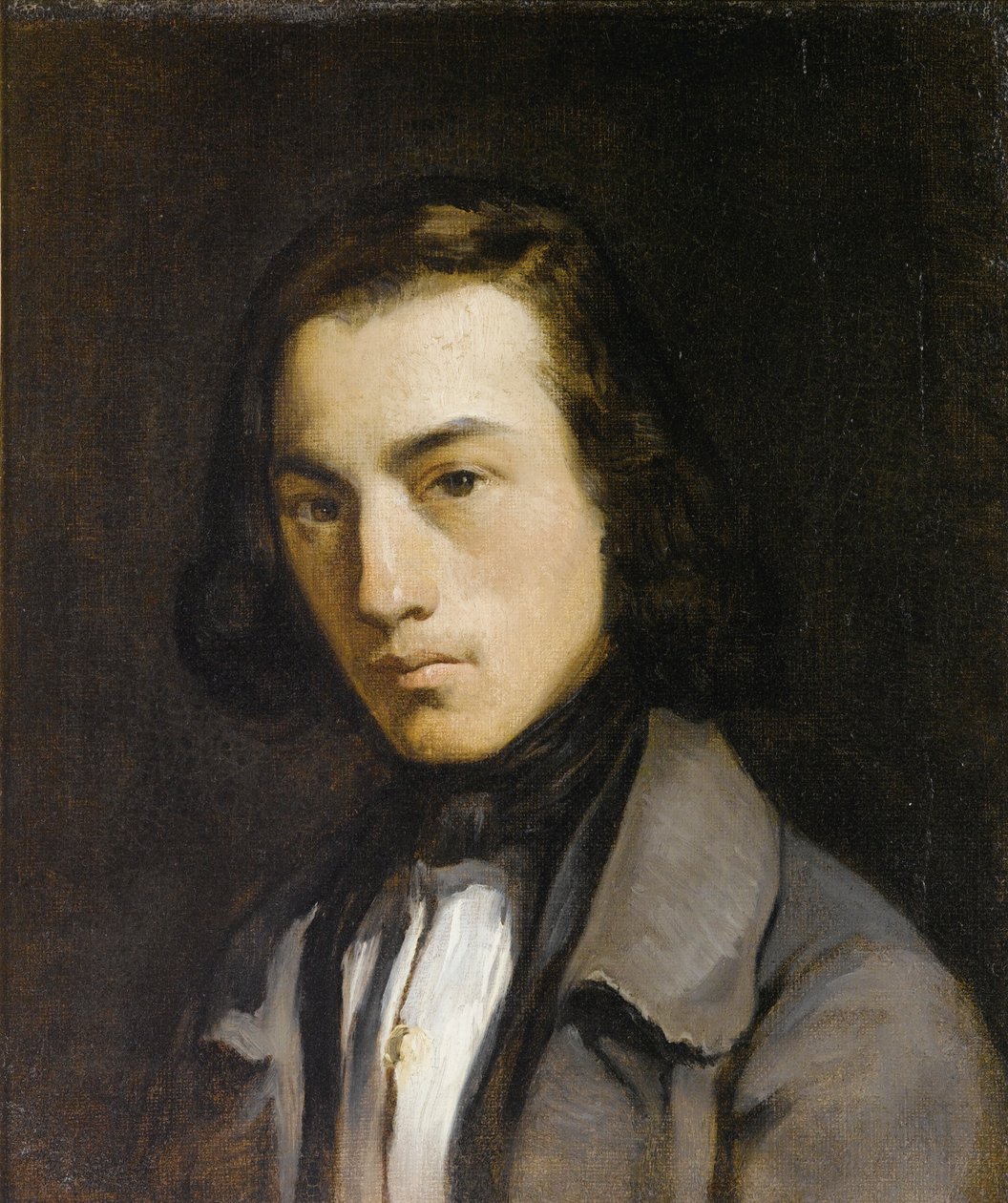 Portrét mladého muže od Jean Francois Millet