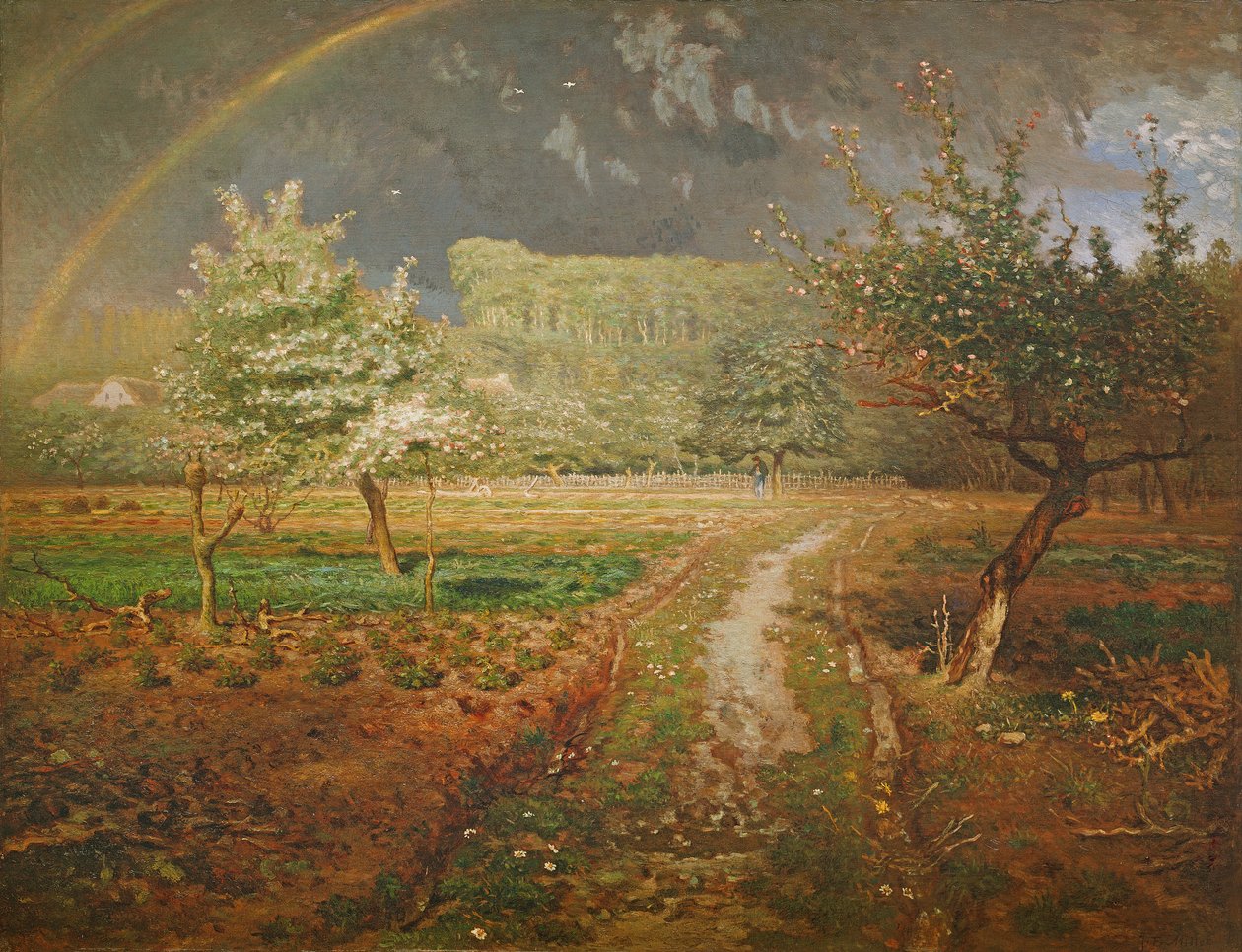 Jaro v Barbizonu, 1868-73 od Jean Francois Millet