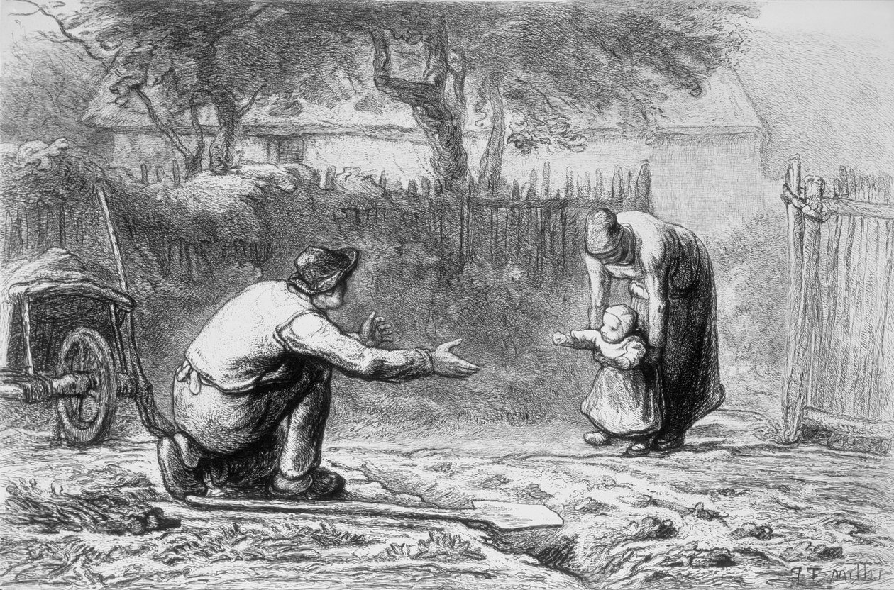 První kroky od Jean Francois Millet