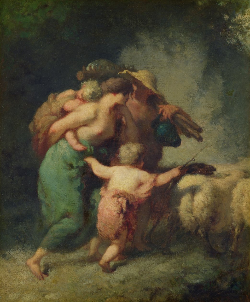 Návrat Hejna od Jean Francois Millet