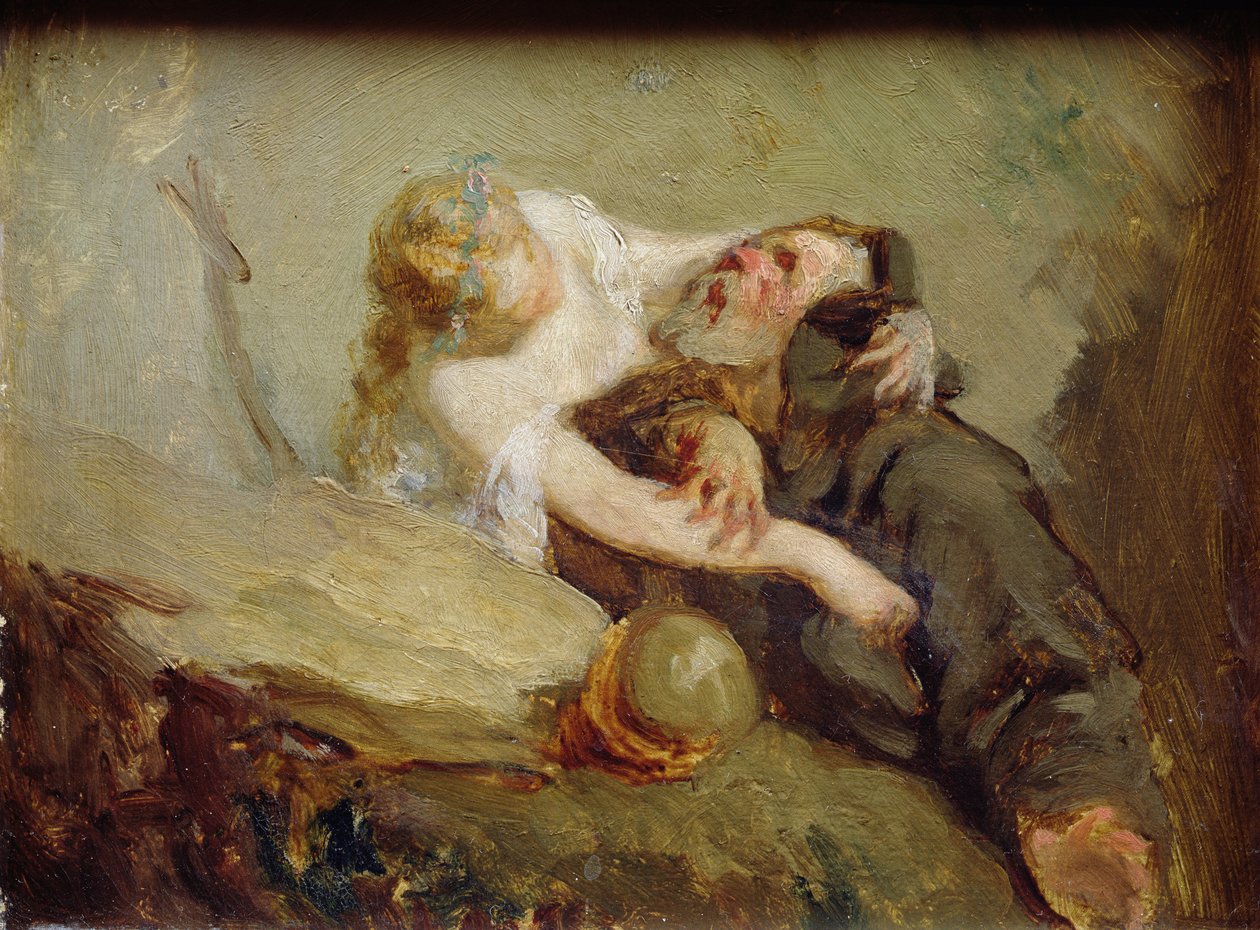 Pokušení svatého Antonína od Jean Francois Millet