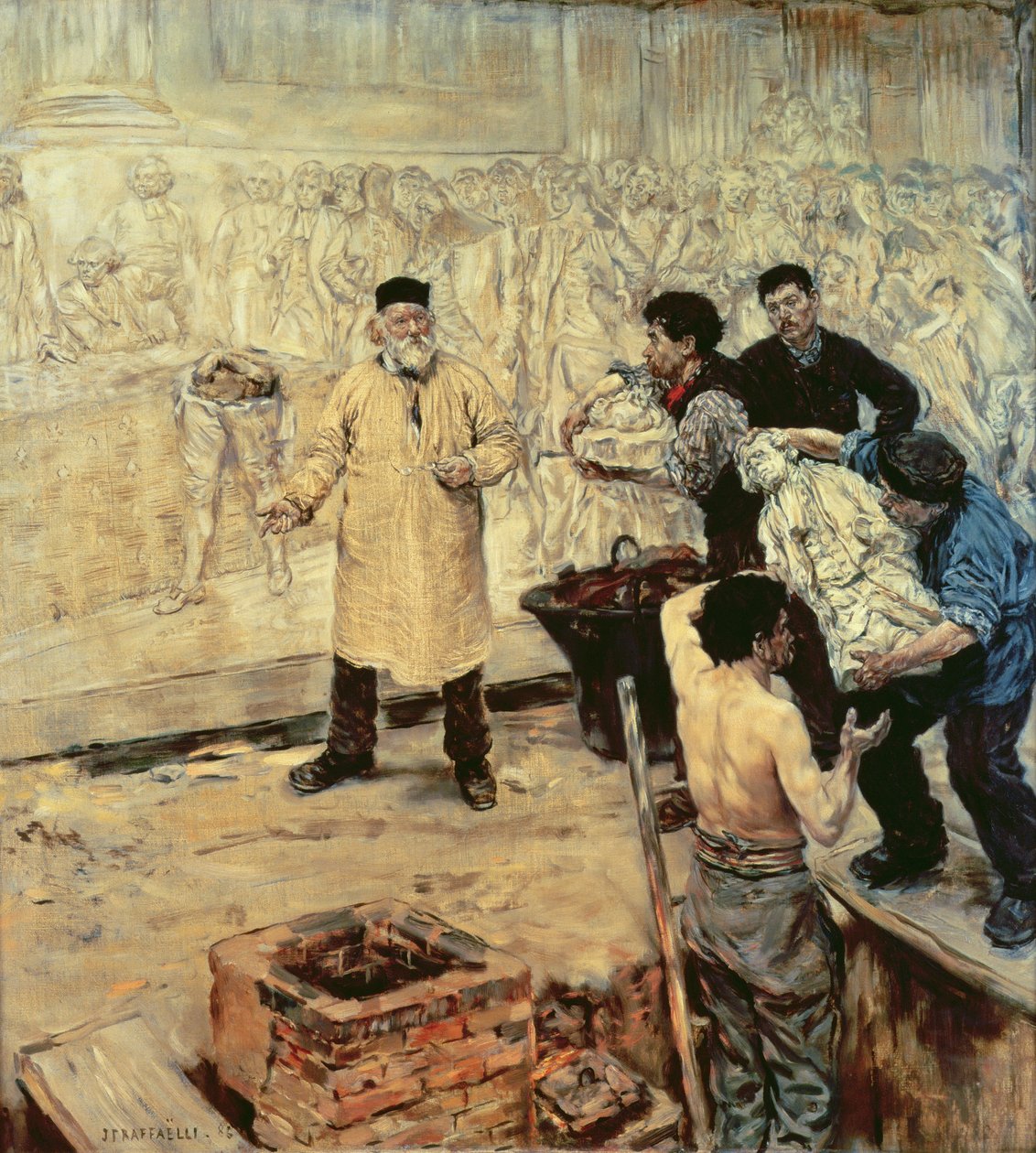 Ve slévárně, 1886 od Jean Francois Raffaelli