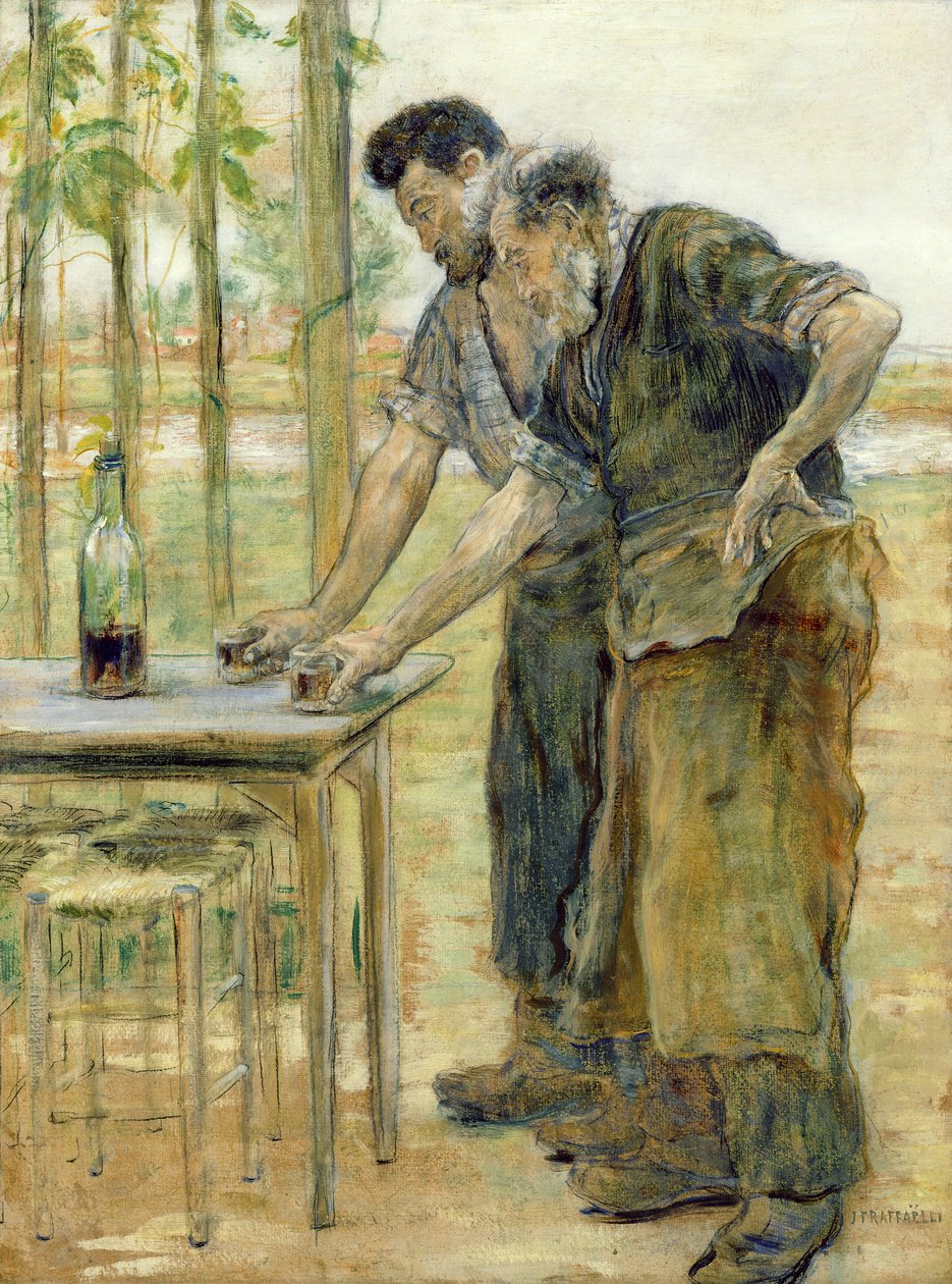 Kováři od Jean Francois Raffaelli