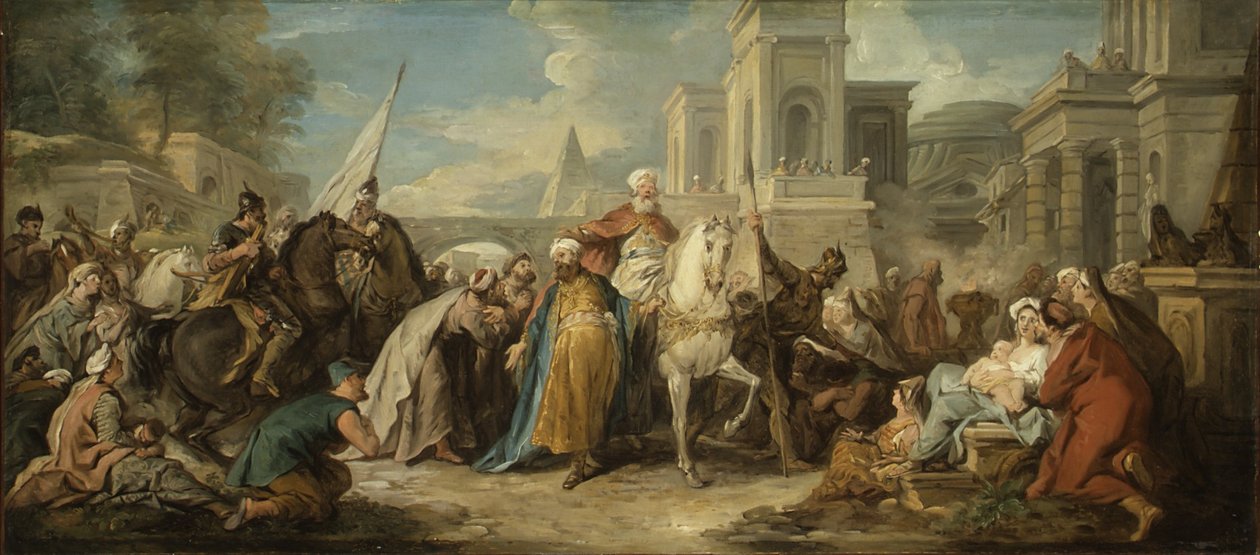 Triumf Mordechajů od Jean François de Troy