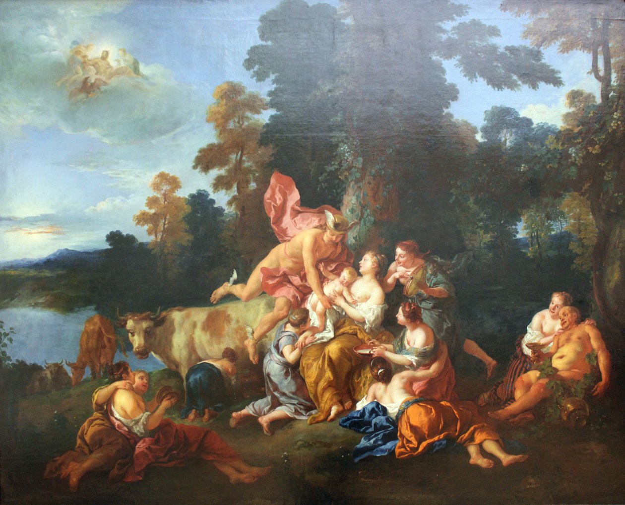 Vzdělání Bacchus od Jean François de Troy