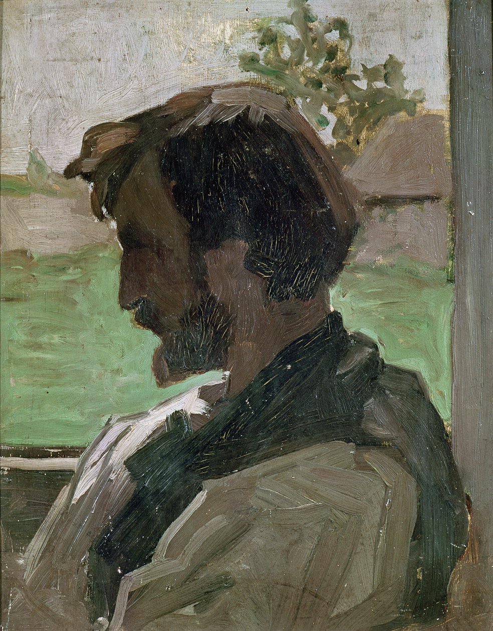 Autoportrét v Saint-Saveur, 1868 od Jean Frederic Bazille