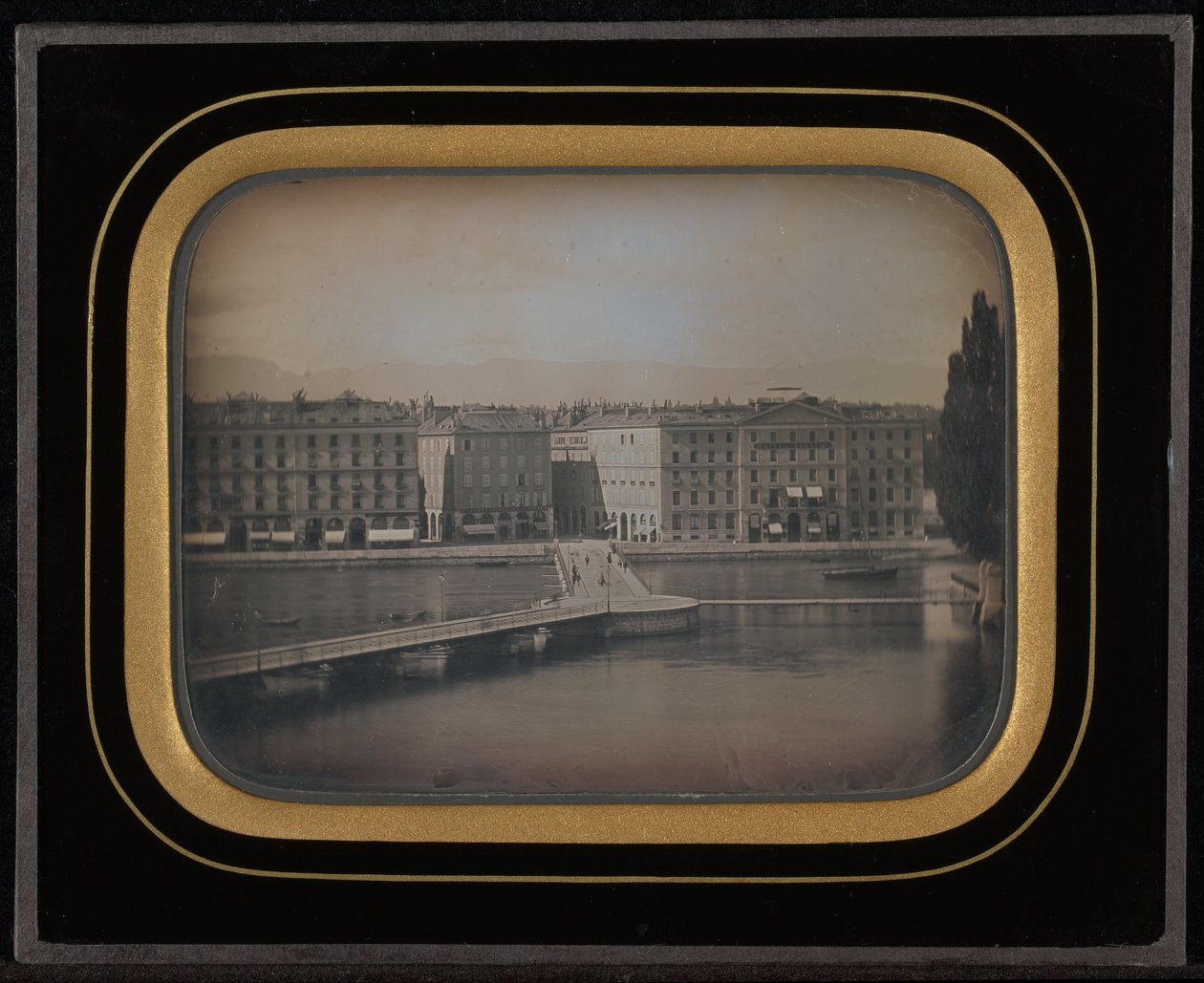 Panoráma Ženevy od Jean Gabriel Eynard