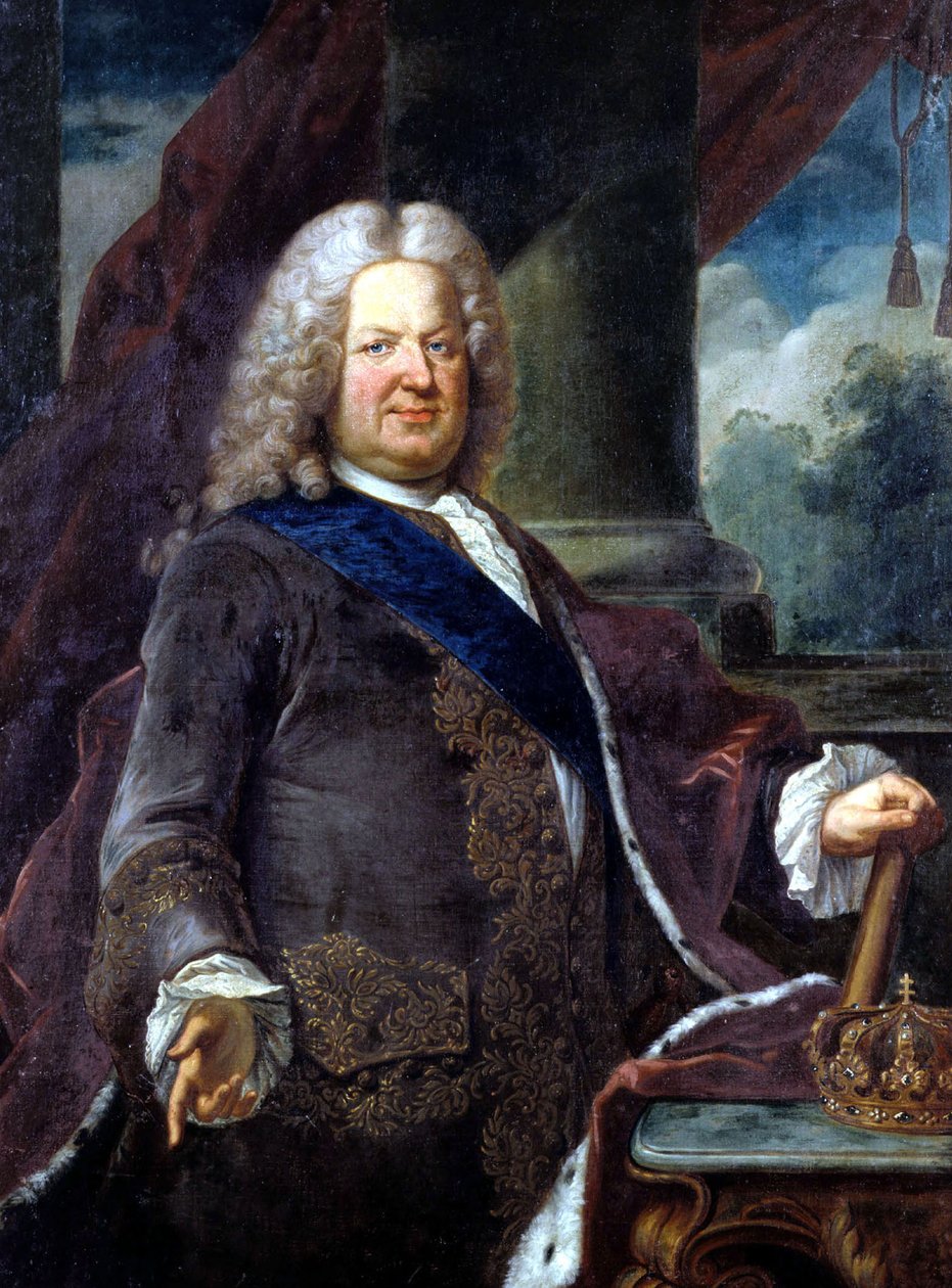 Stanislas Leszczynski, polský král olej na plátně od Jean Girardet