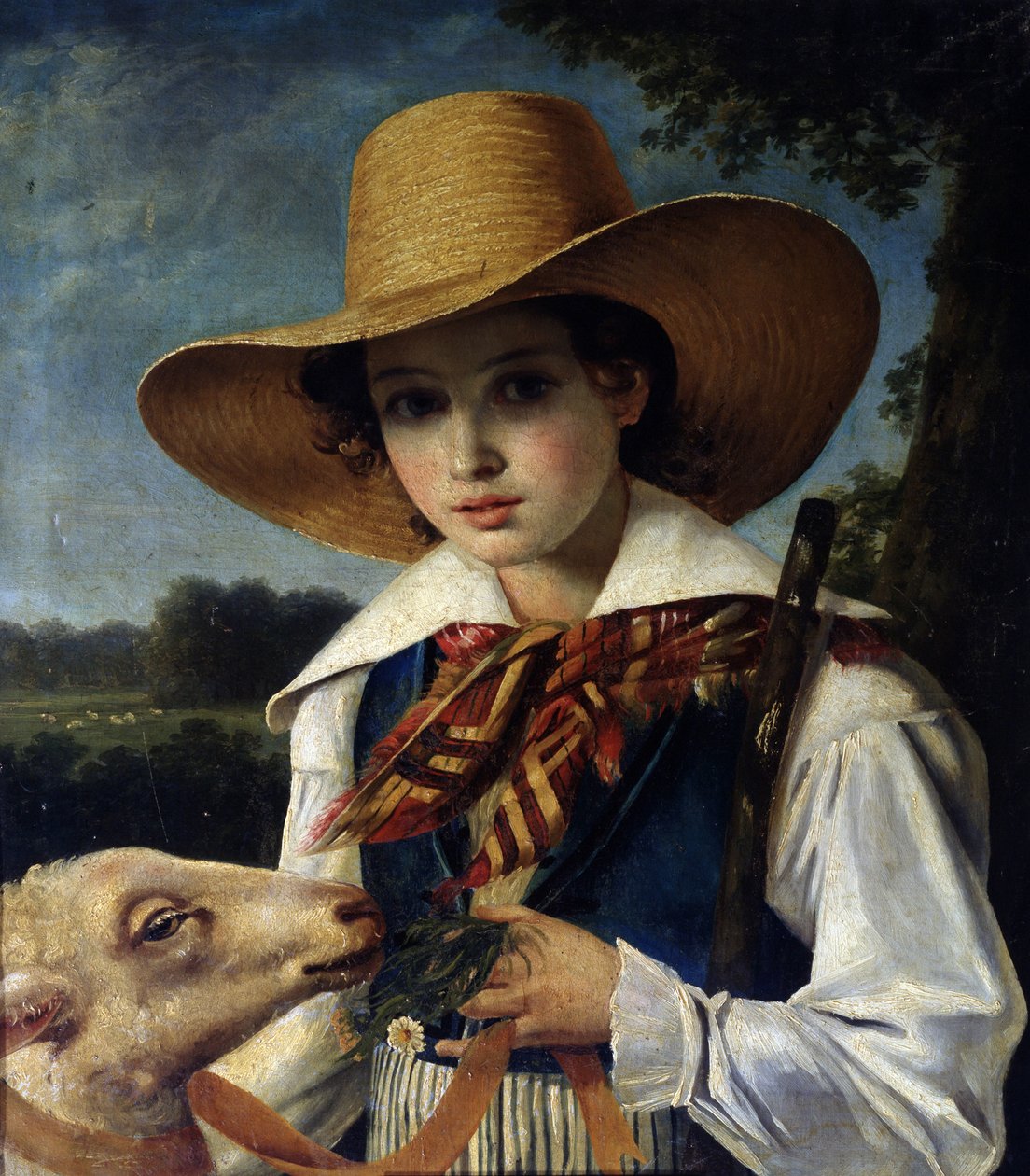 Portrét mladého Mariuse Peptipy, kolem roku 1837 od Jean Godechart