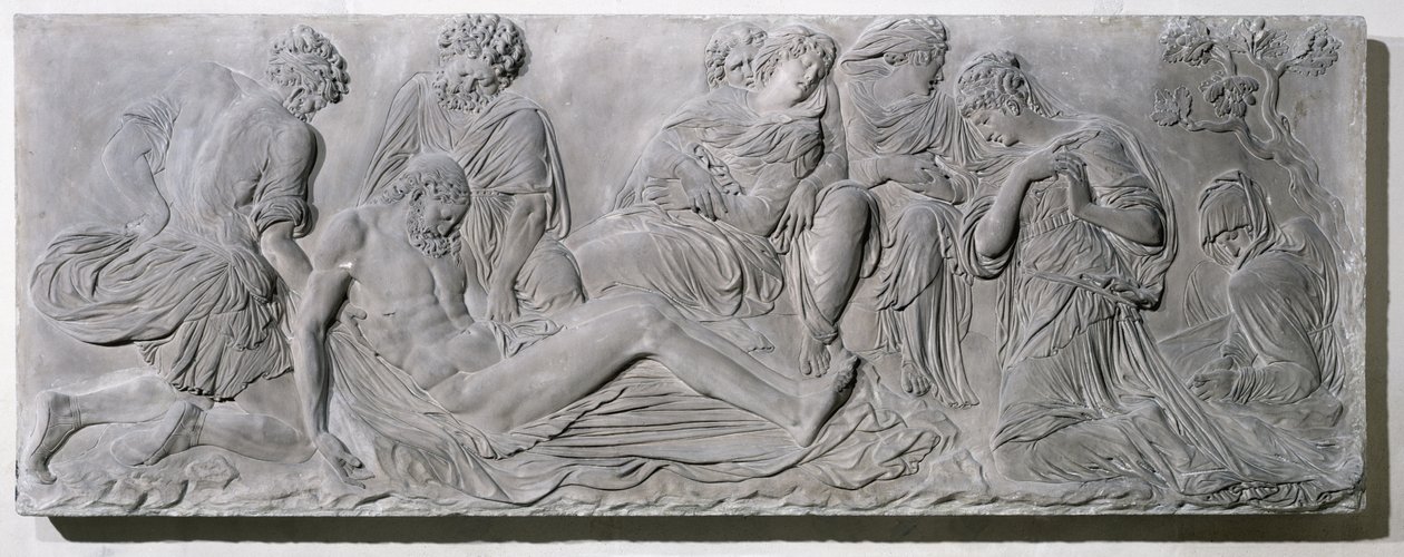 Oplakávání aneb Panna Maria soucitná, 1544-45 od Jean Goujon