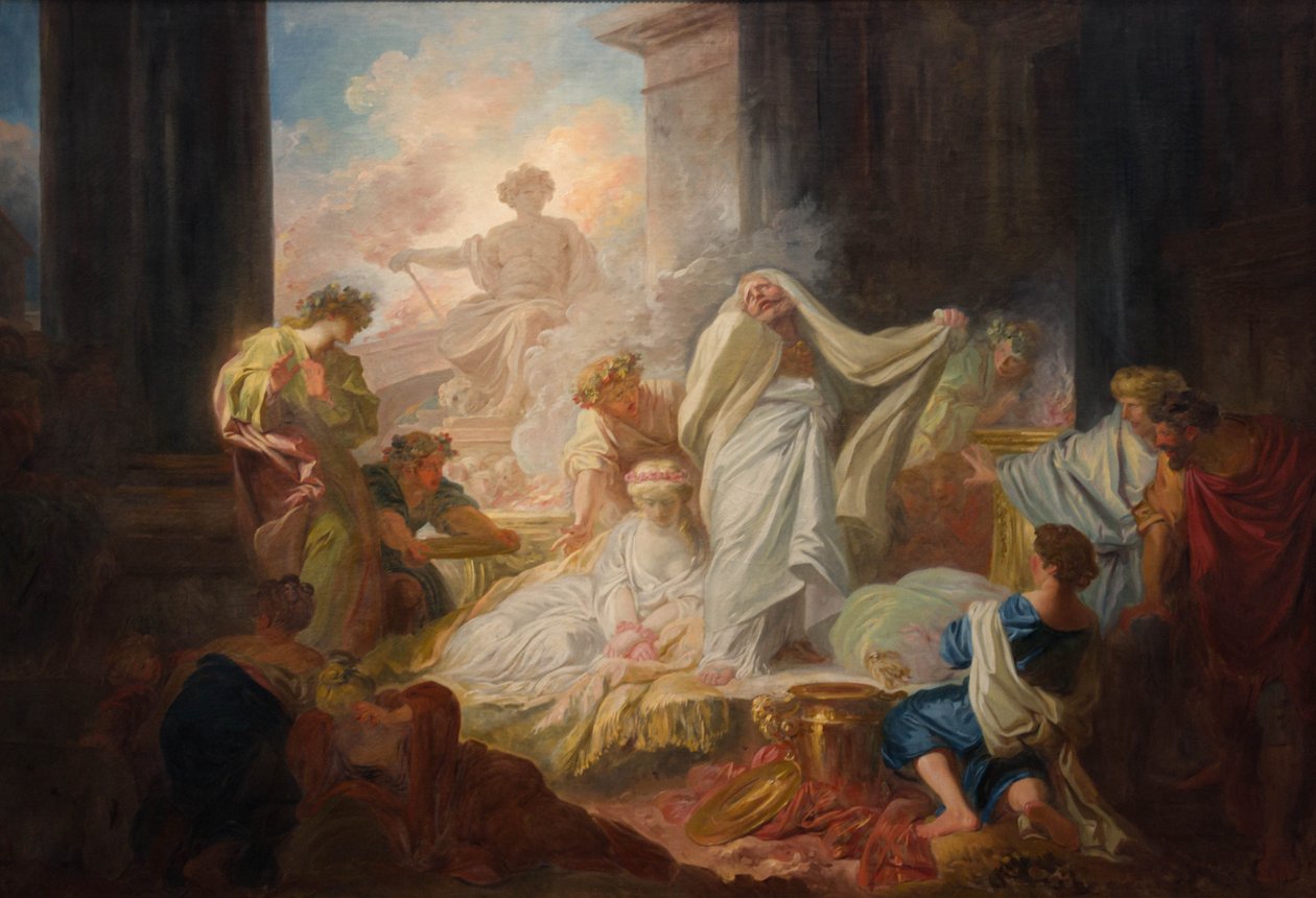 Coresus a Callirrhoé od Jean Honore Fragonard