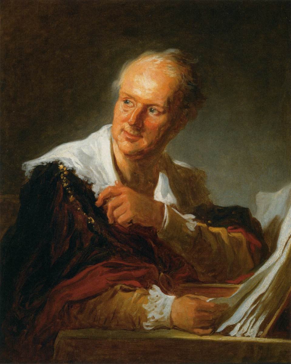 Denis Diderot od Jean Honore Fragonard