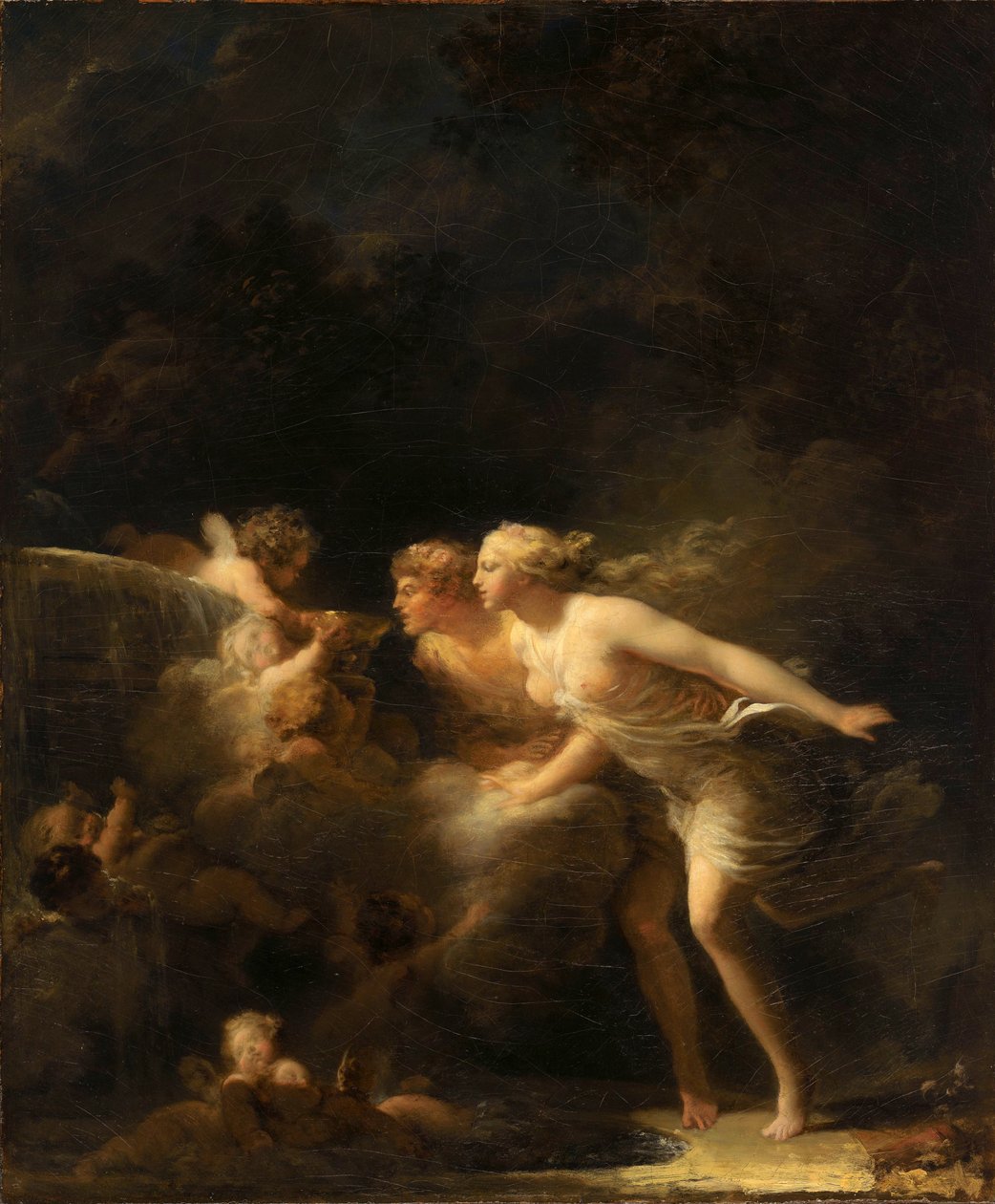 Fontána lásky od Jean Honore Fragonard