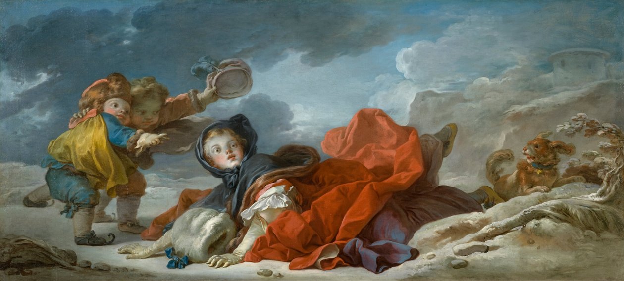 Zima od Jean Honore Fragonard