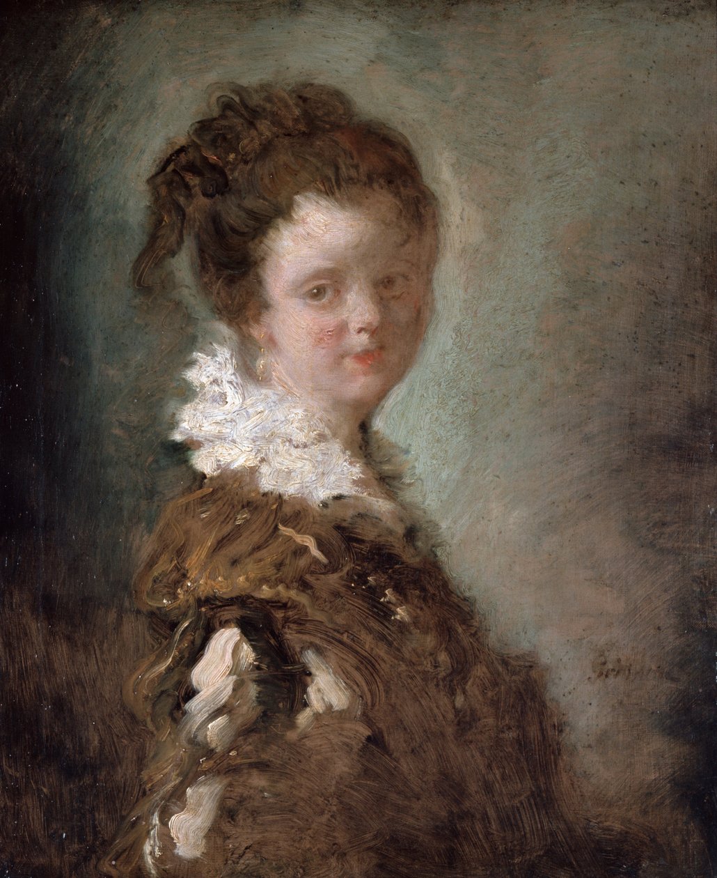 Mladá žena od Jean Honore Fragonard