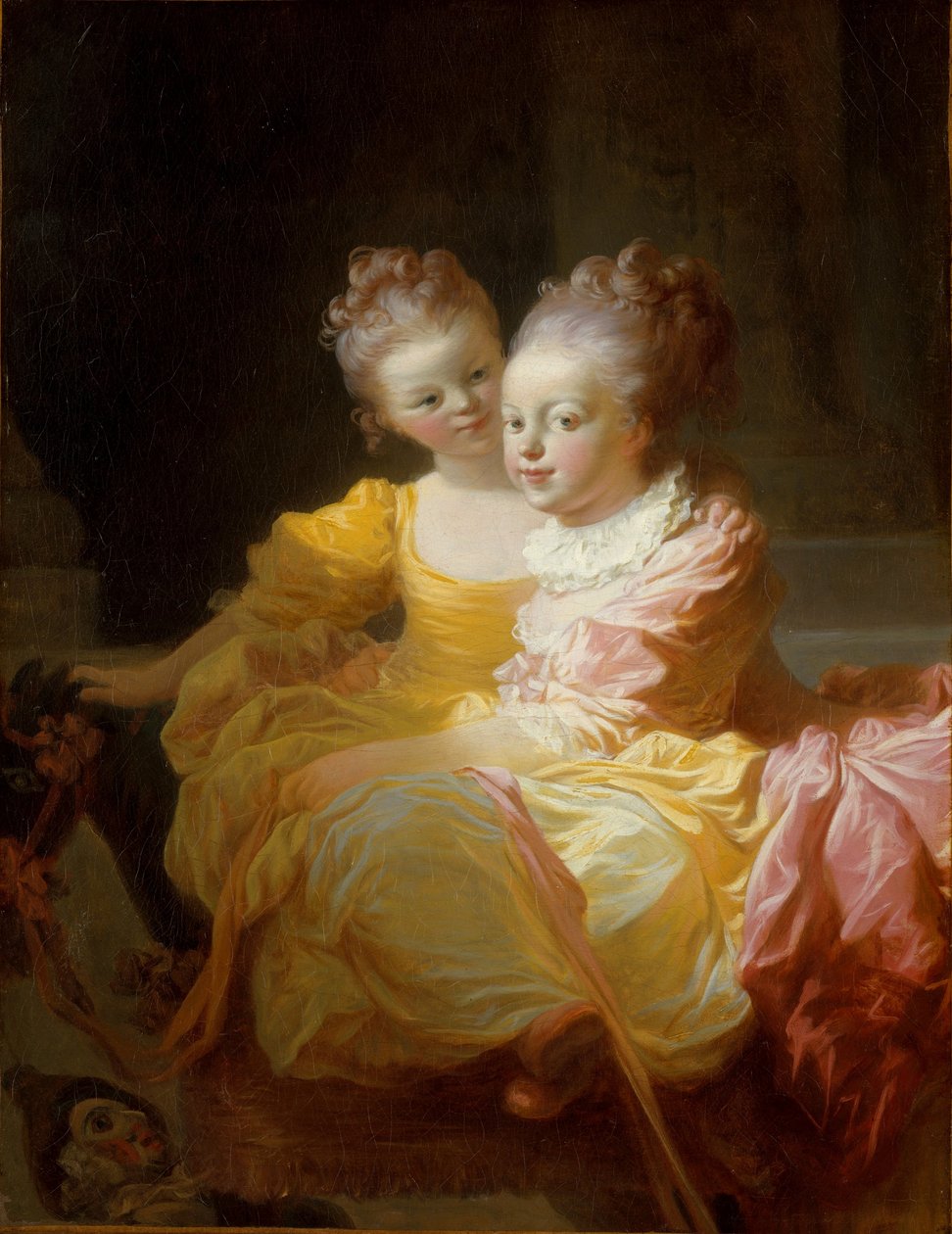 dvě sestry od Jean Honore Fragonard