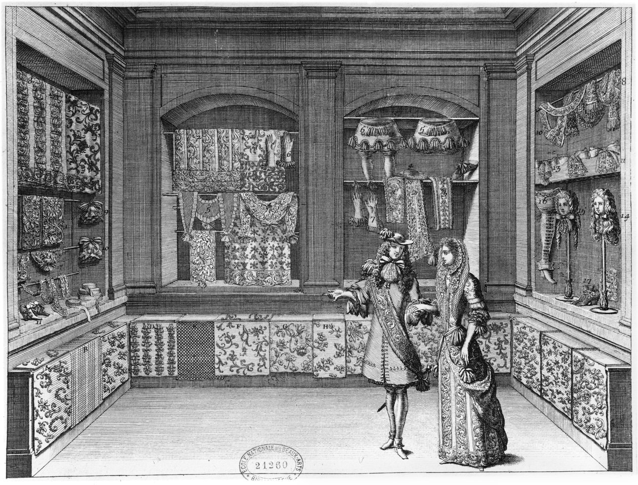 The Shop of Galanteries, ilustrace z 