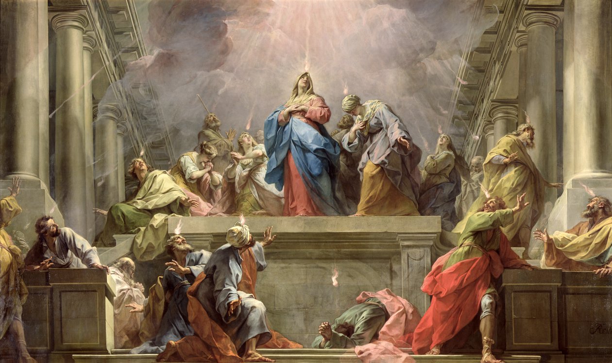Letnice, 1732 od Jean Bernard Restout