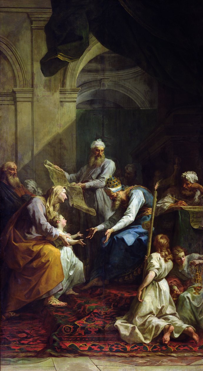 Představení Panny Marie v chrámu, 1735 od Jean Bernard Restout