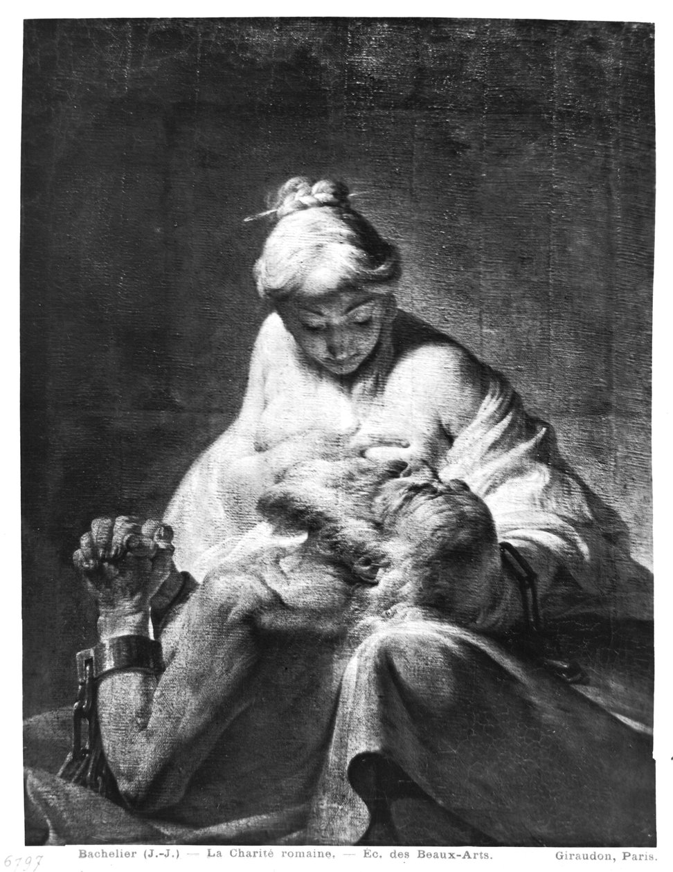 Římská charita od Jean Jacques Bachelier
