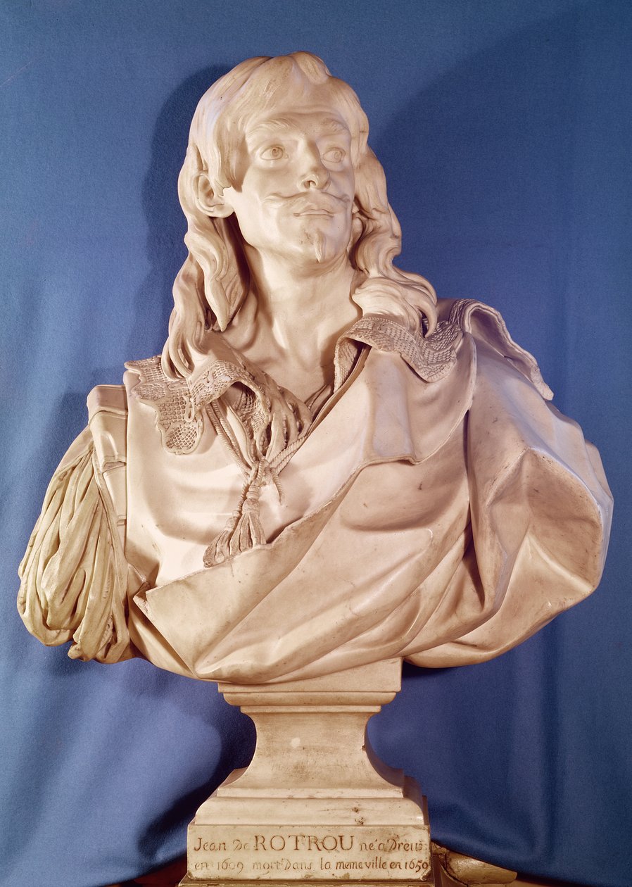 Busta Jean de Rotrou (1609-50) 1783 (mramor) od Jean Jacques Caffieri