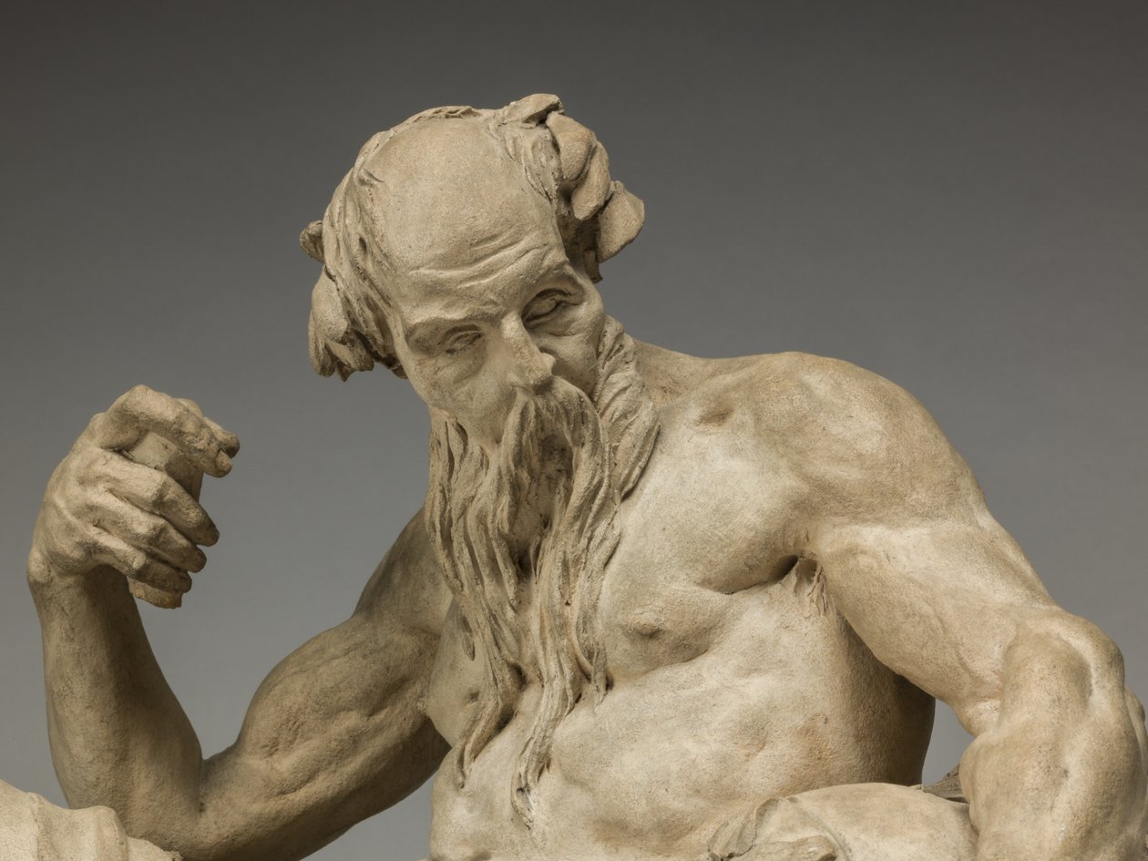 River God, 1755 (terakota) od Jean Jacques Caffieri