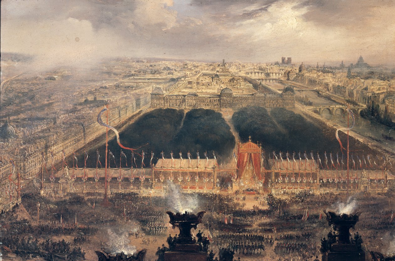 Vyhlášení druhé republiky, 1848 od Jean Jacques Champin