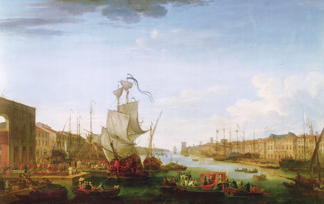 Nalodění expedičního sboru na Menorku, 26. května 1756 od Jean Joseph Kapeller