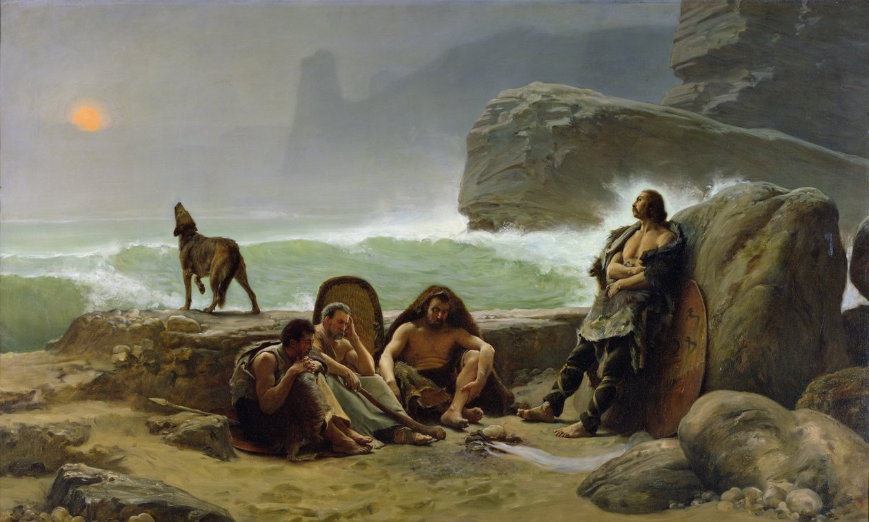 Galská pobřežní stráž, 1888 od Jean Jules Antoine Lecomte du Nouy
