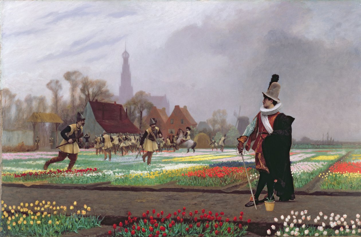 The Tulip Folly, 1882 od Jean Leon Gerome