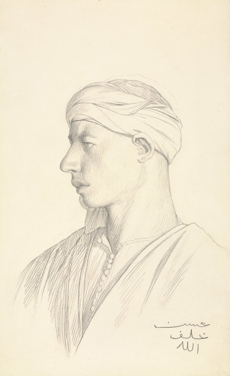 Portrét egyptského Fellaha od Jean Leon Gerome
