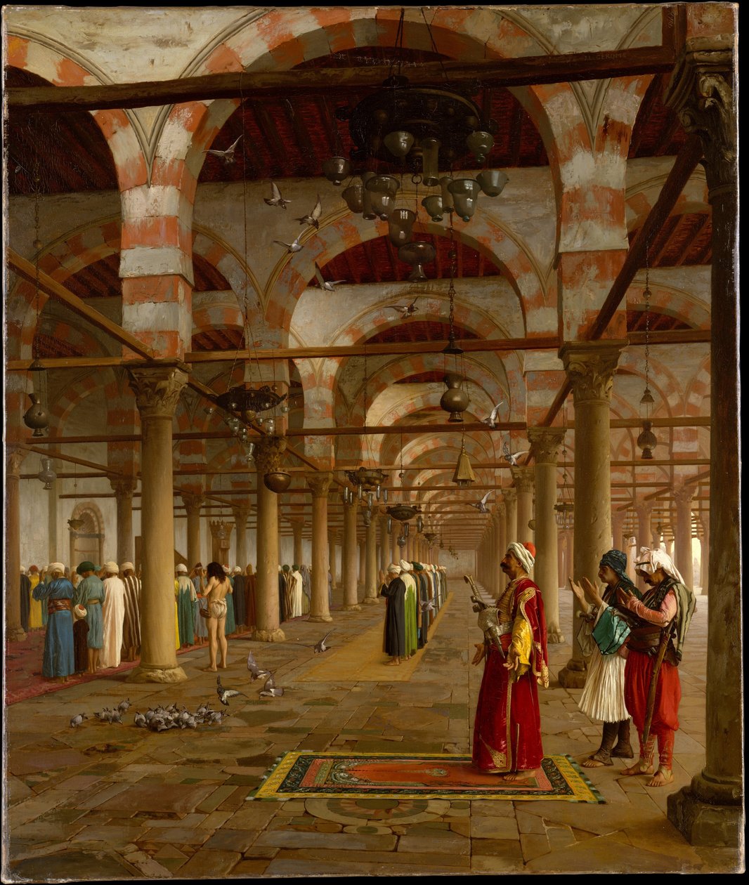 Modlitba v mešitě od Jean Leon Gerome