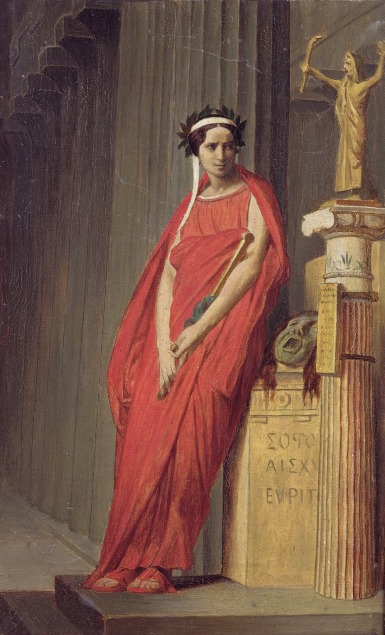 Rachel (1821-58) od Jean Leon Gerome