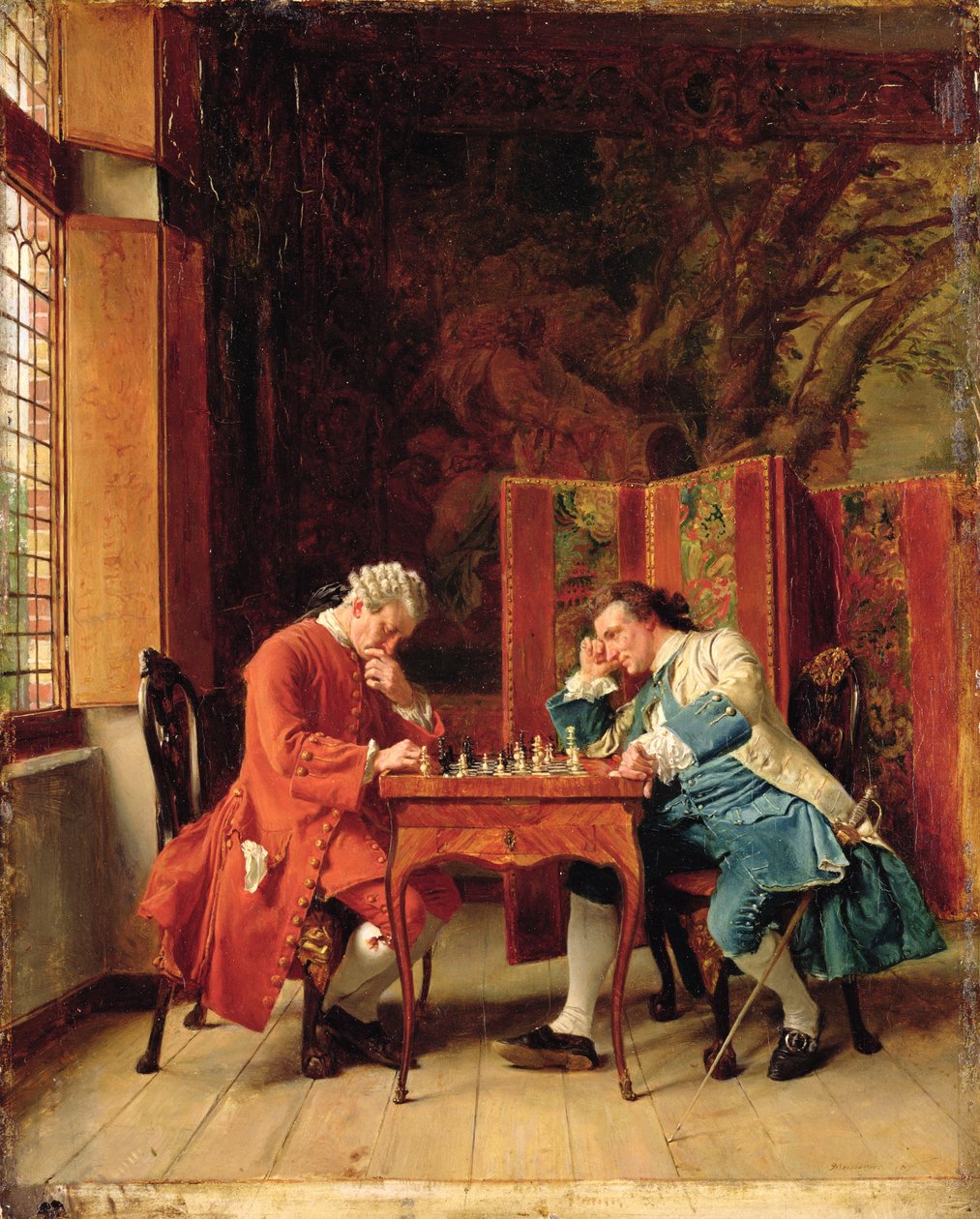 Šachisté, 1856 od Jean Louis Ernest Meissonier