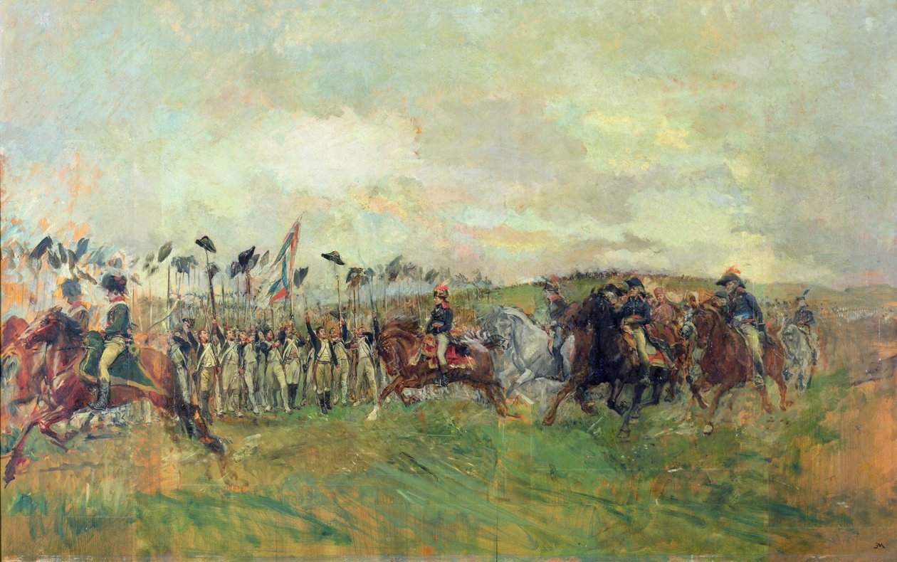 Ráno bitvy u Castiglione, 5. srpna 1796 od Jean Louis Ernest Meissonier
