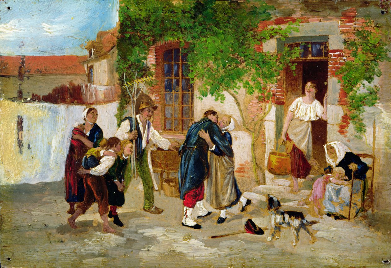 Návrat vojáka, 1873 od Jean Louis Ernest Meissonier