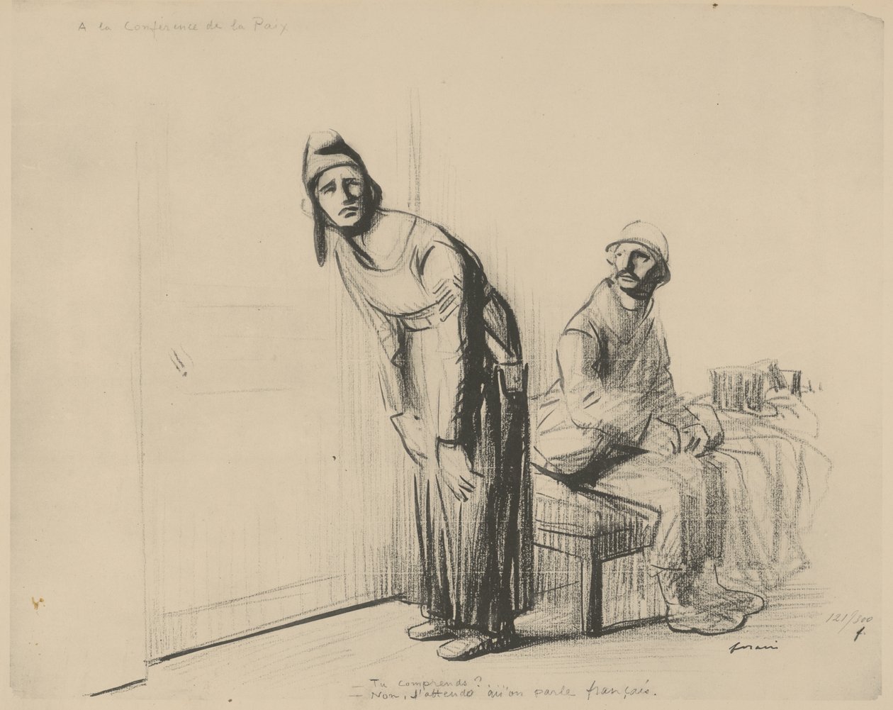 Na mírové konferenci v roce 1919 od Jean Louis Forain