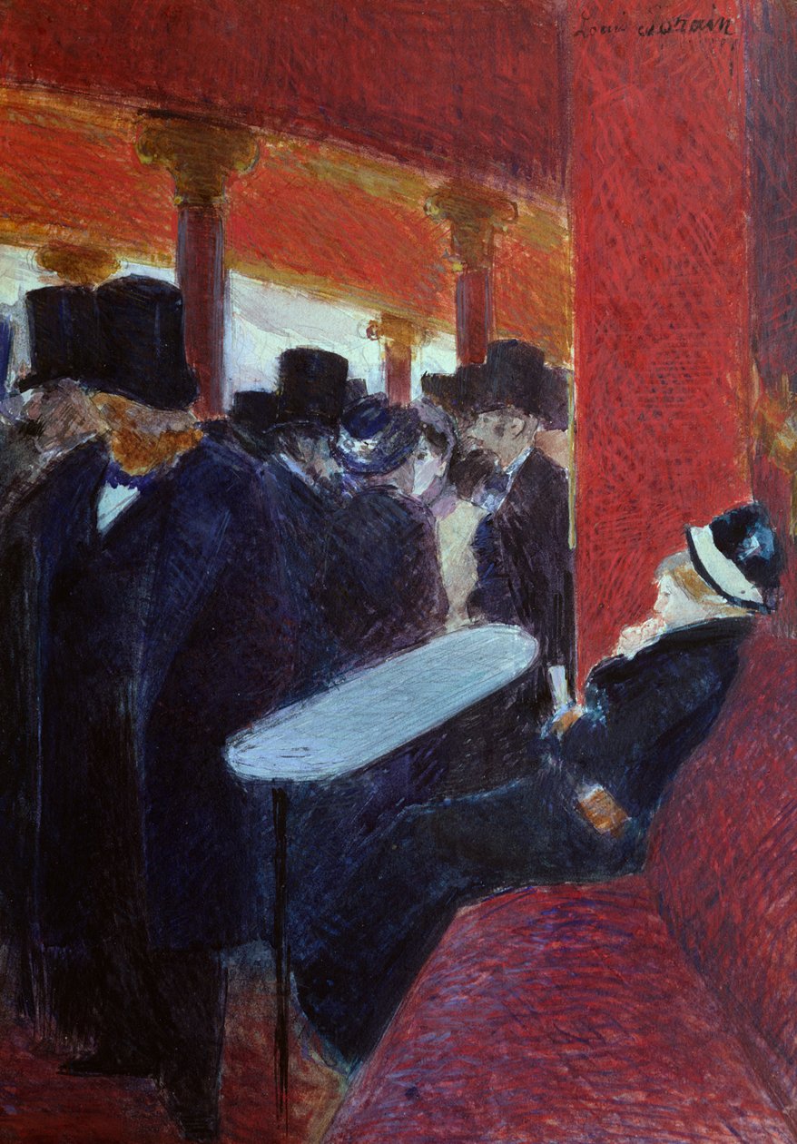 At the Folies Bergere (kvaš) od Jean Louis Forain