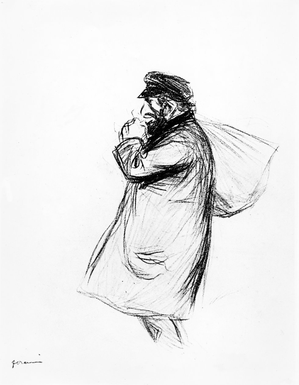 Židovský podomní obchodník, c.1880-90 od Jean Louis Forain