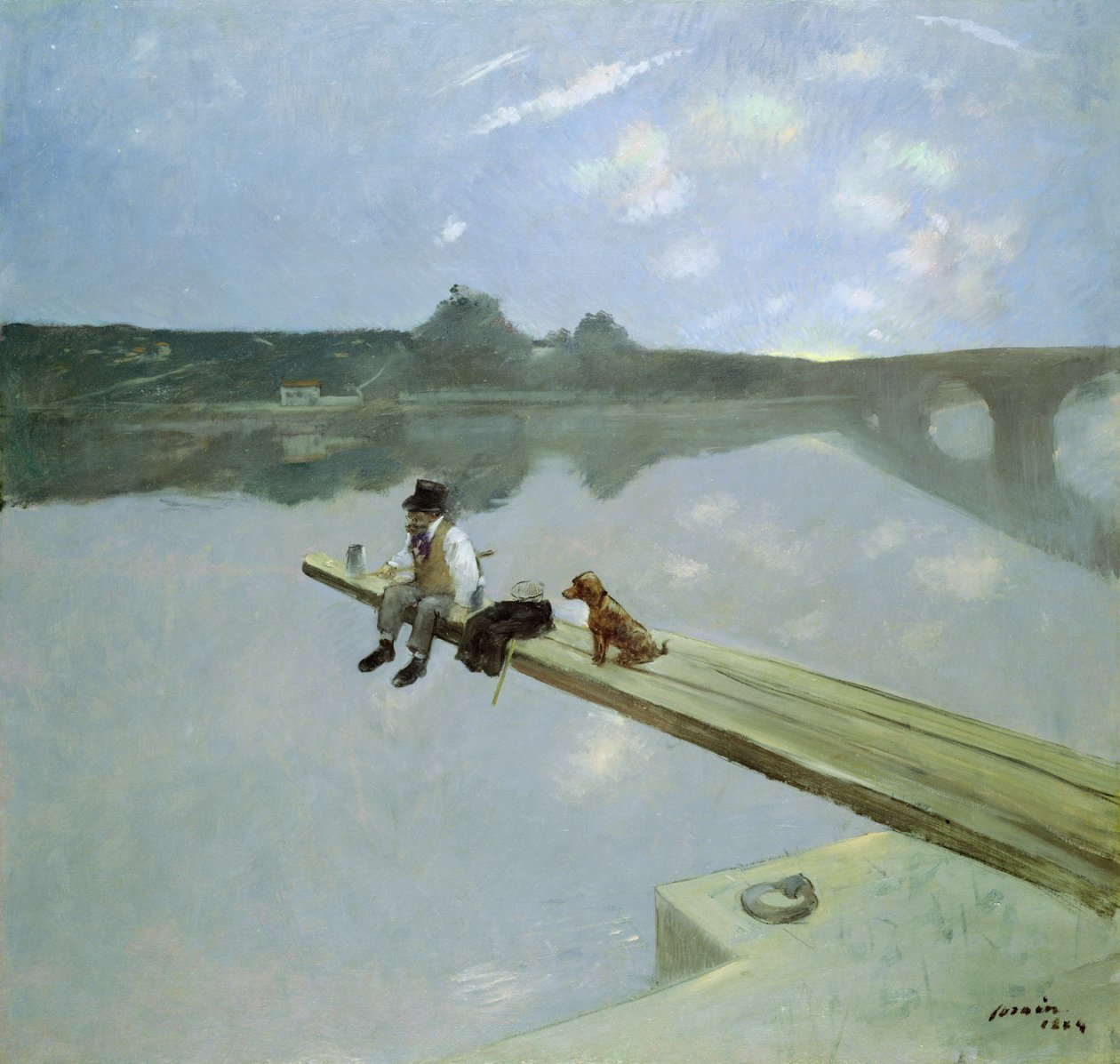 Rybář, 1884 od Jean Louis Forain