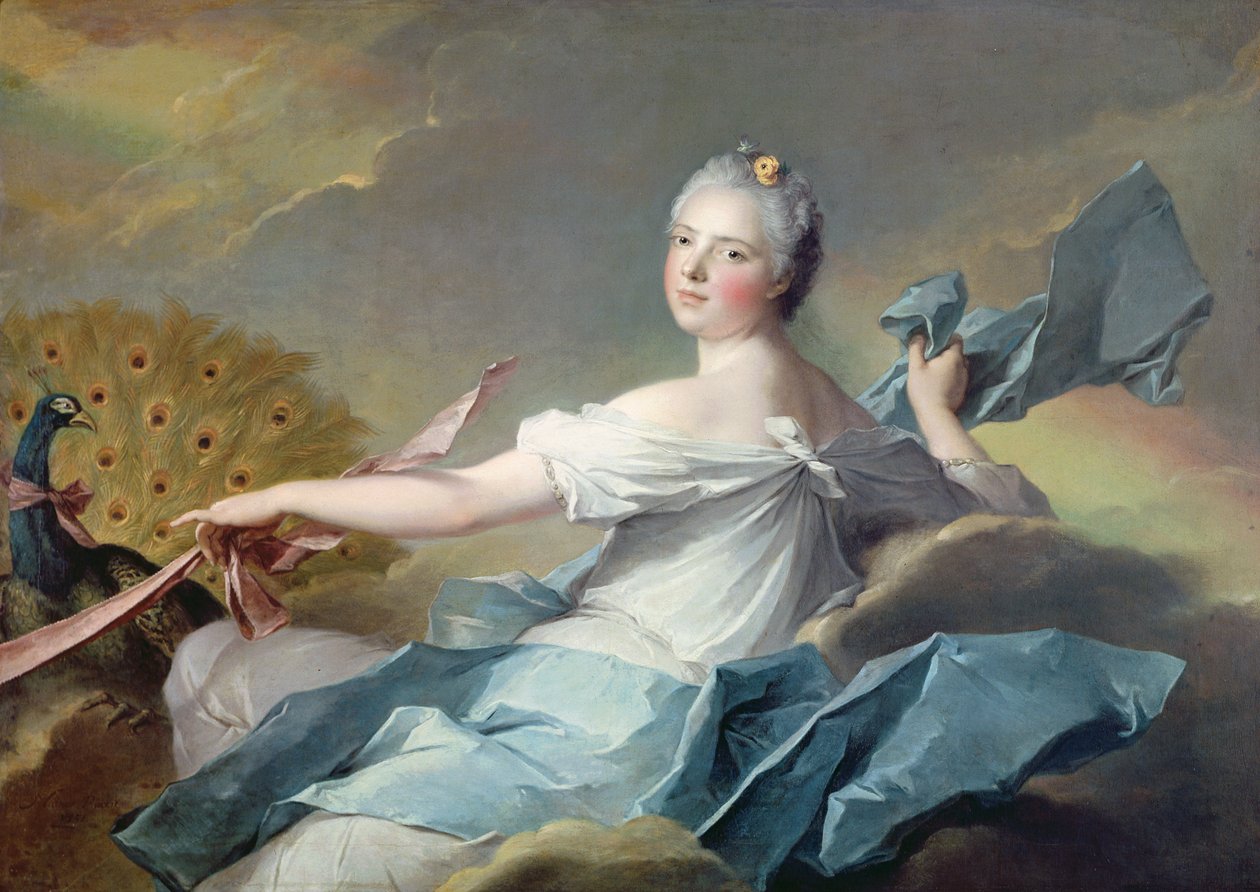 Adelaide de France, jako živel vzduchu, 1750-1 od Jean Marc Nattier