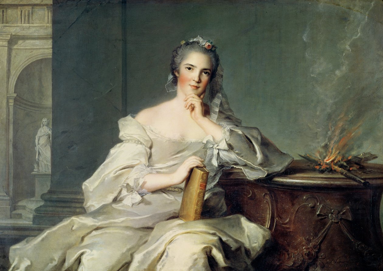 Anne-Henriette de France, jako živel ohně, 1750-1 od Jean Marc Nattier