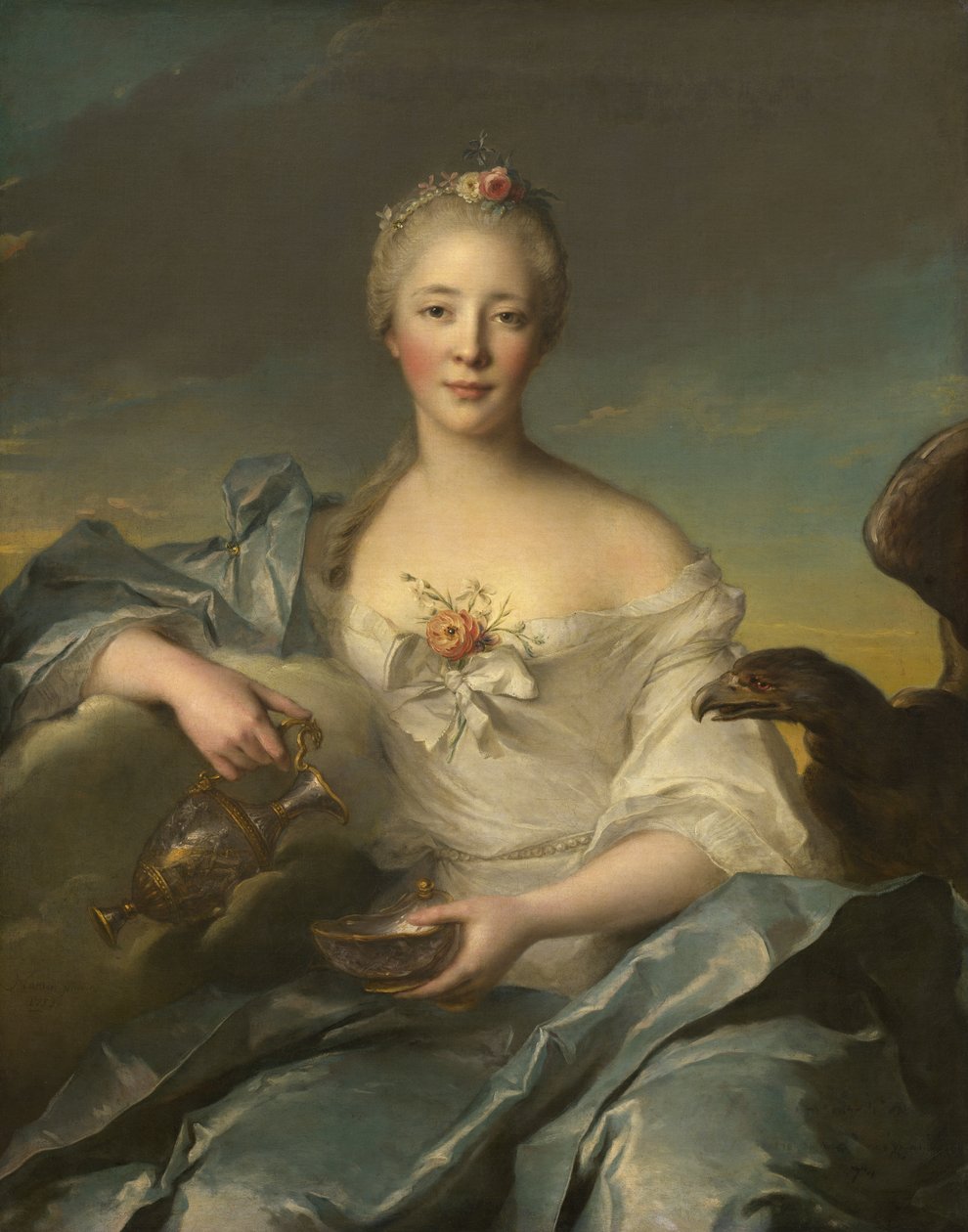 Madame Le Fèvre od Caumartina jako Hebe od Jean Marc Nattier
