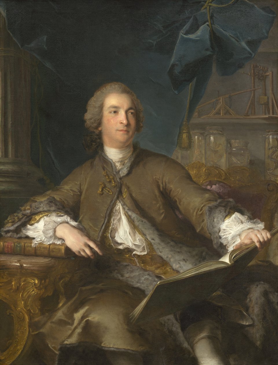 Portrét Josepha Bonniera de la Mossona (1702–1744) od Jean Marc Nattier