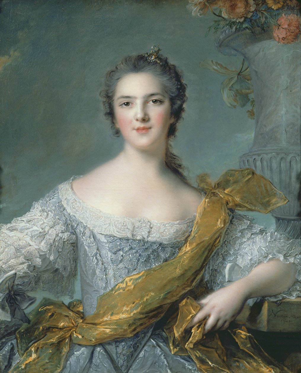 Victoire de France (1733-99) ve Fontevrault, 1748 od Jean Marc Nattier