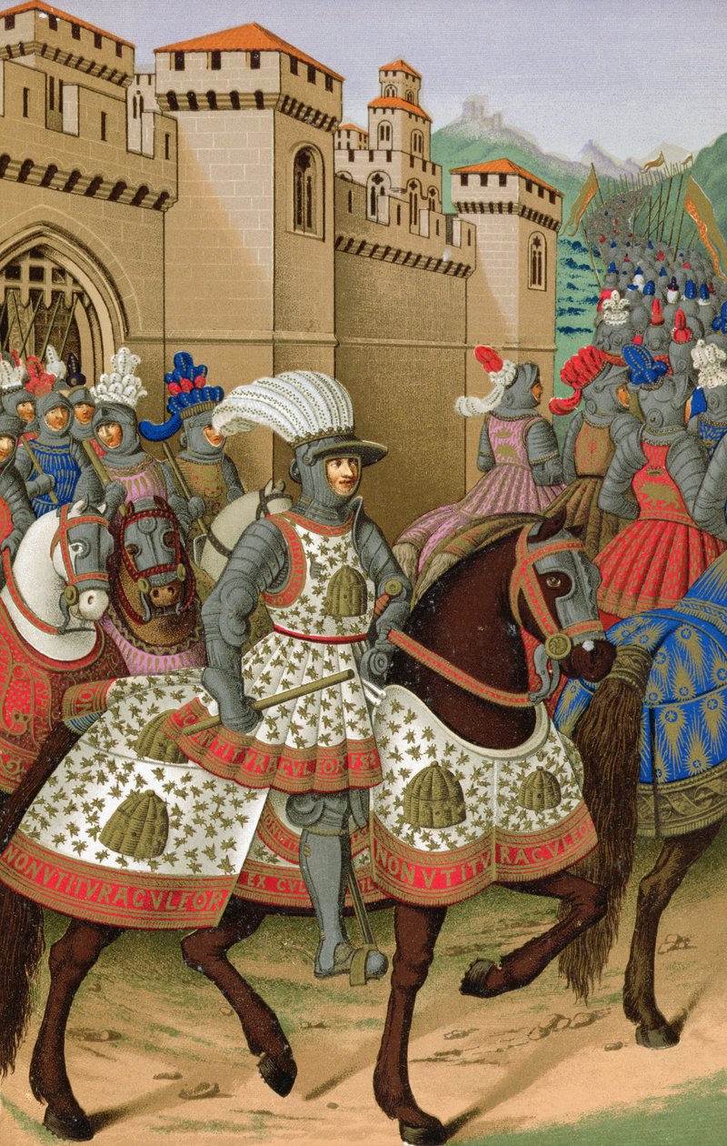 Ludvík XII. (1462-1515) Opouštějící Alexandrii 24. dubna 1507, aby potrestal město Janov od Jean Marot