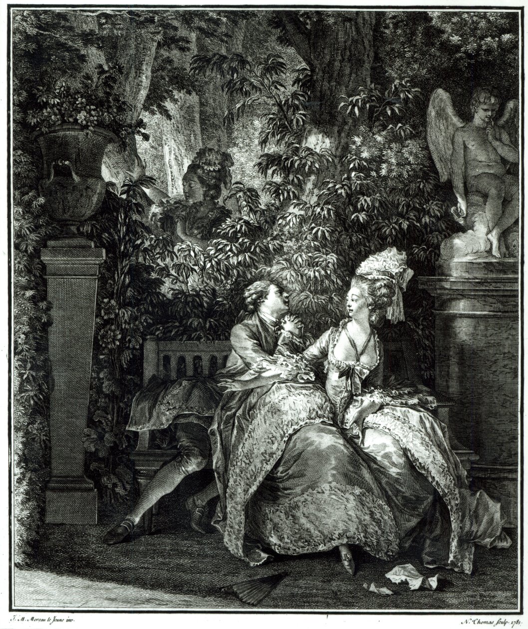 Ano nebo ne 1781, vyryl N. Thomas od Jean Michel the Younger Moreau