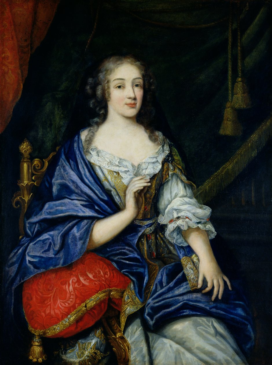Portrét Francoise-Louise de la Baume le Blanc (1644-1710) vévodkyně de Vaujour, zvané Mademoiselle de la Valliere od Jean Nocret