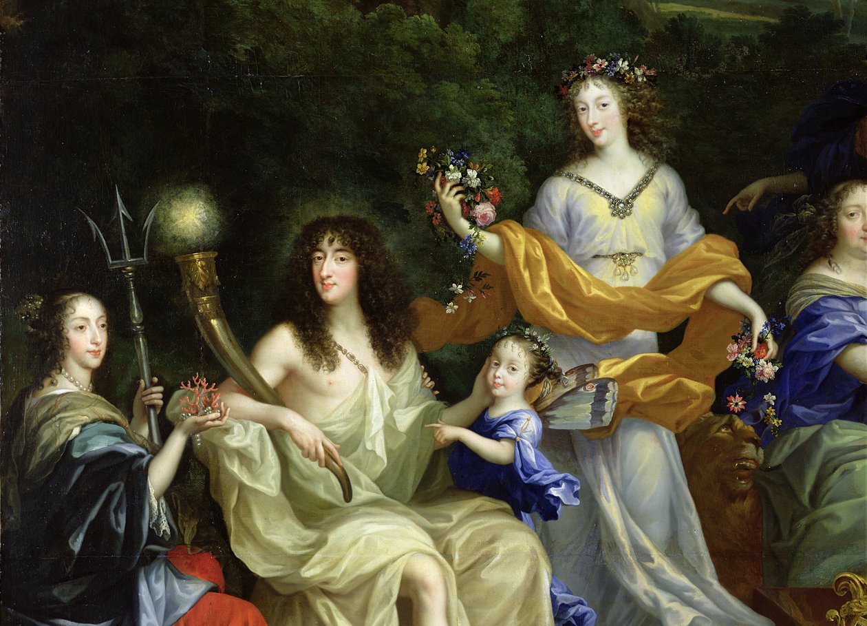 Rodina Ludvíka XIV. (1638-1715) 1670 (detail 60094) od Jean Nocret